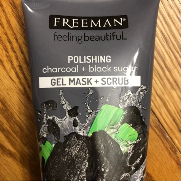 NWT Freeman Mask 2 Pack- Volcanic Ash Peel Off Mask & Polishing Gel Mask & Scrub - Picture 5 of 14
